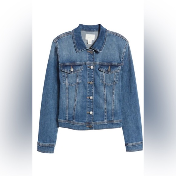 Caslon Classic Denim Jacket - Picture 7 of 7